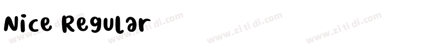 Nice Regular字体字体转换